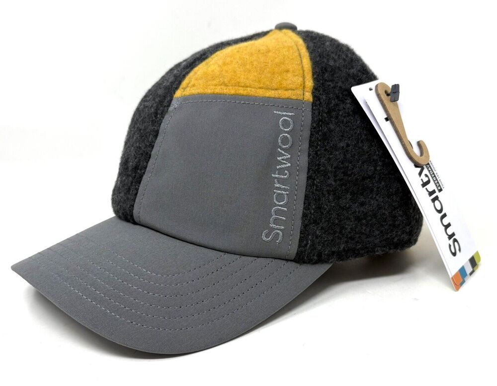 Smartwool Baseball Ball Cap Hat Light Patchwork NWT Itch Free Wool